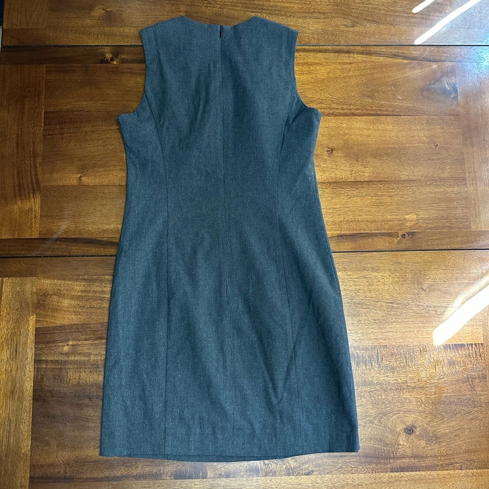 GAP Charcoal Gray Sleeveless Lined Sheath Dress – Women’s Size 6